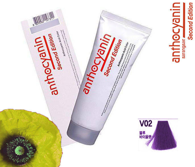 

Биоламинирующий краситель Anthocyanin Second Edition V02, сине-фиолетовый