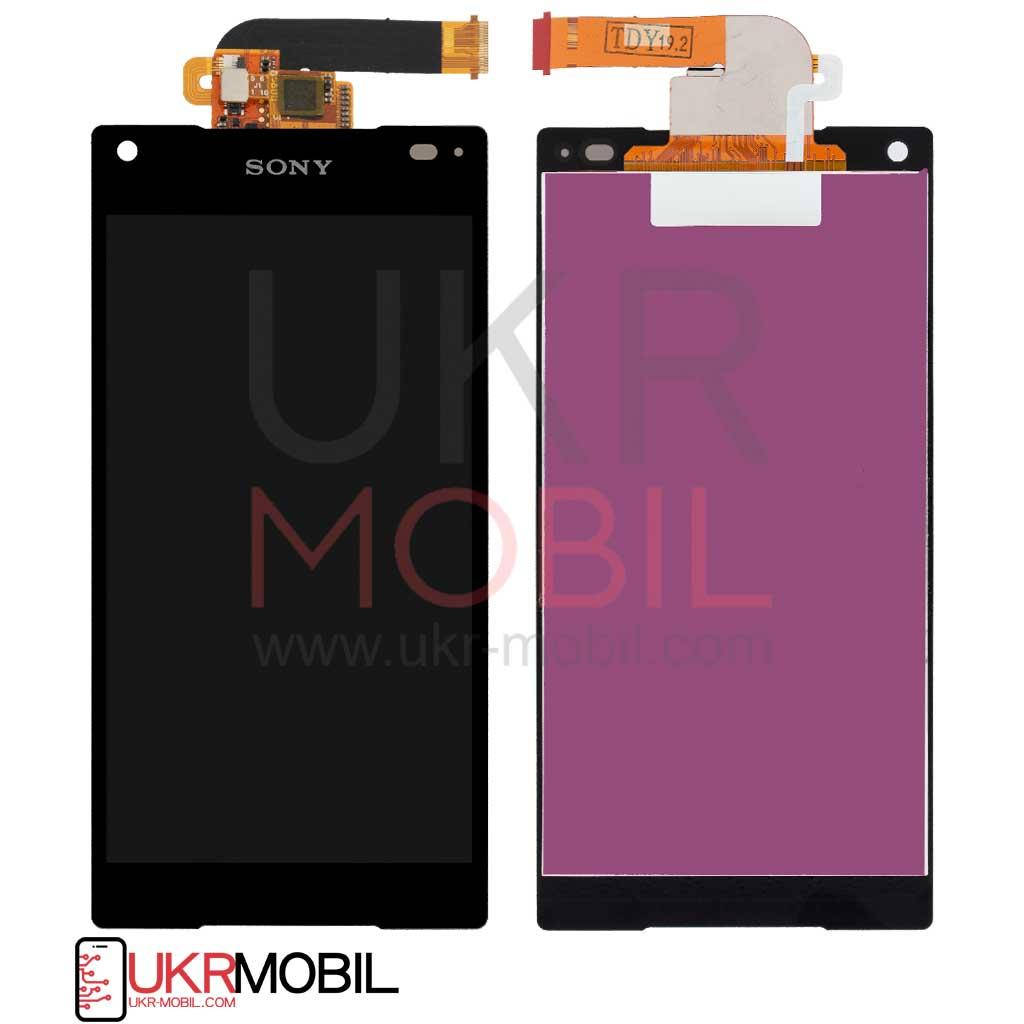 

Дисплей Sony E5803 Xperia Z5 Mini, E5823 Xperia Z5 Compact, с тачскрином, Original PRC, Black, Черный