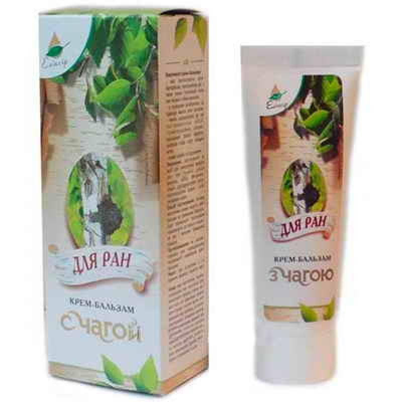 

Крем-бальзам для ран с чагой, 75мл