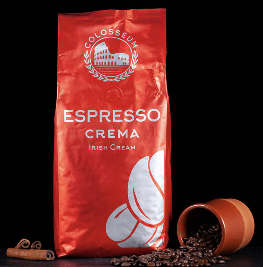 

Кофе в зернах Espresso Crema Irish Cream Colosseum 1кг