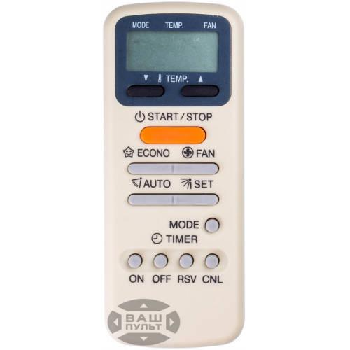 

Пульт для кондиционера TOSHIBA RAS-09