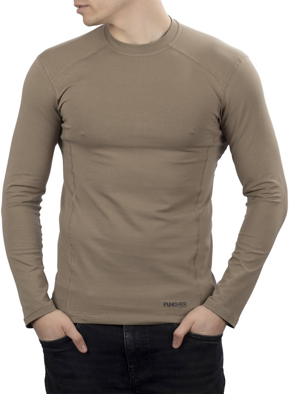

Лонгслів чоловічий "Punisher" Tan 499 XL, Песочный