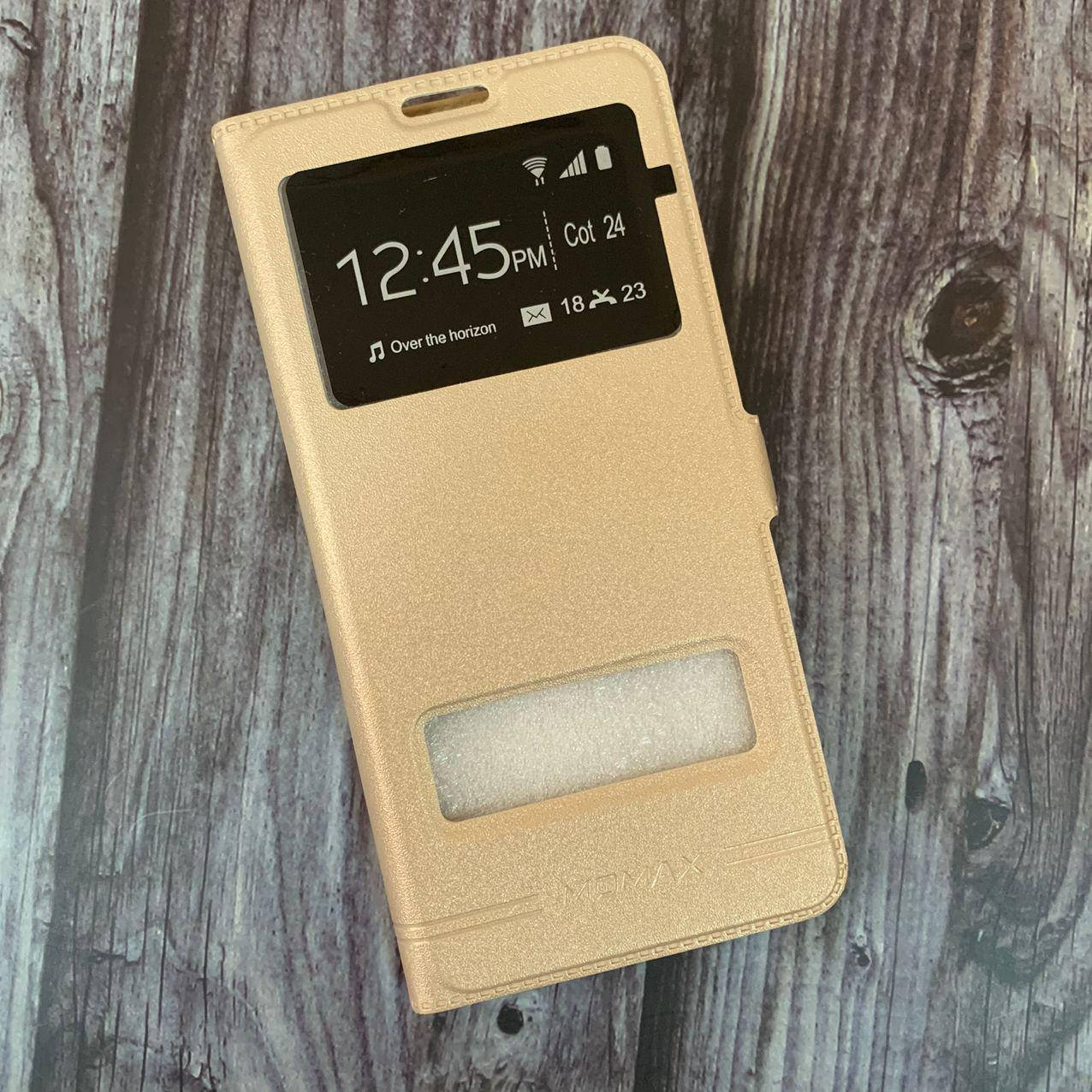 

Чехол-книга для Meizu M6s книжка с окошком с хлястиком чехол книга на мейзу м6с золотая
