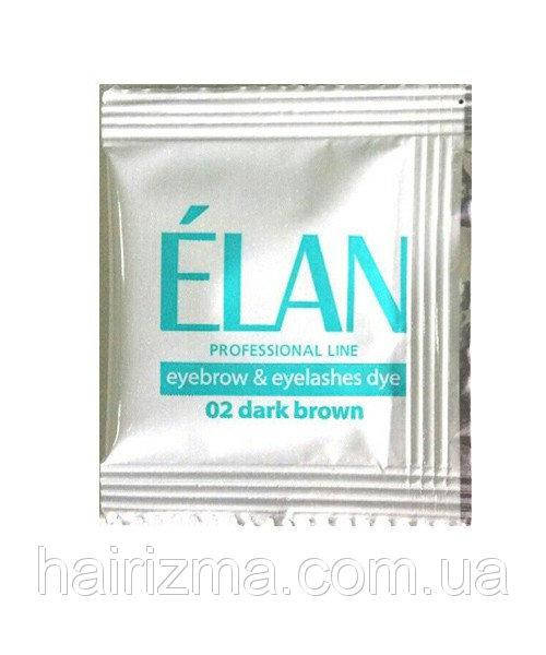 

Краски и окислителя для бровей 02 Brown Elan