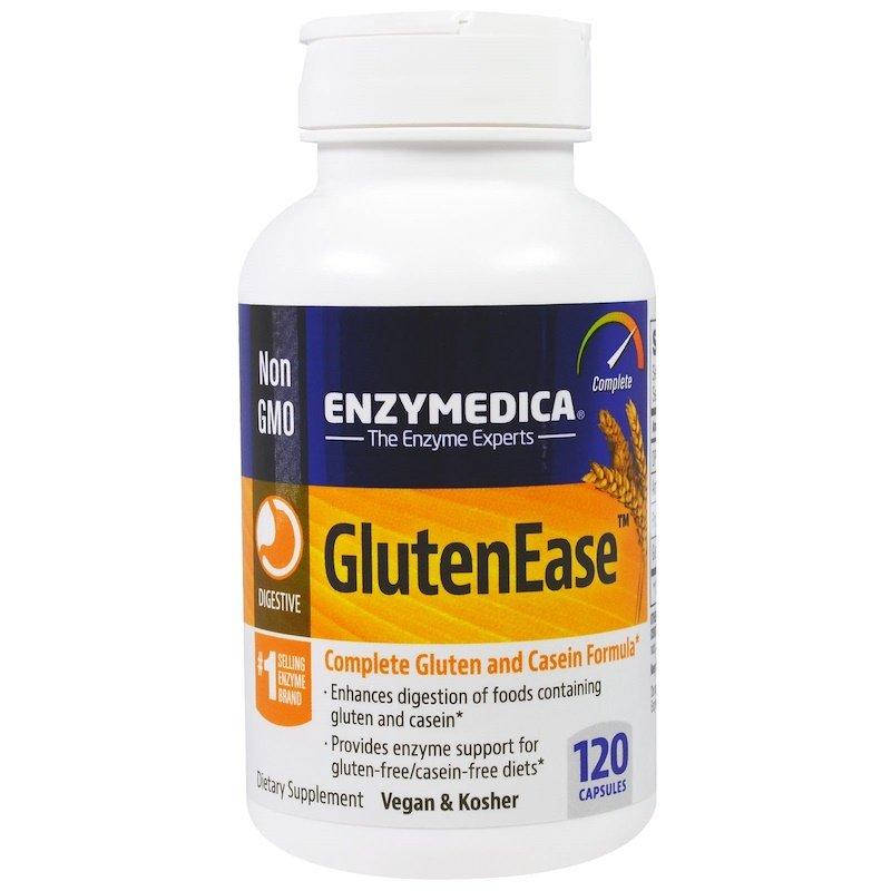 

Ферменты для переваривания глютена, Enzymedica, 120 капсул (ENZ-26201)