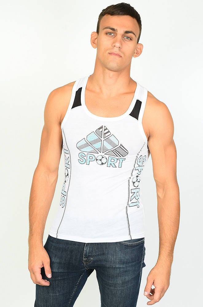 

Майка мужская белая Уценка Sport 137071M