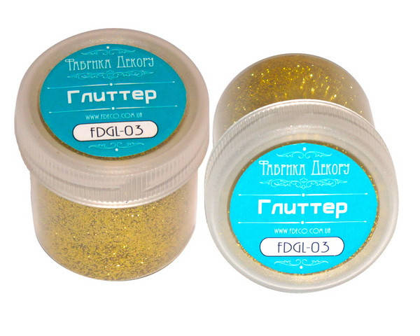 

Посыпной глиттер, золотой