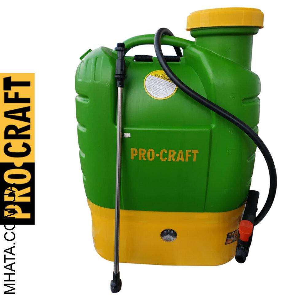 

Опрыскиватель ранцевый аккумуляторный ProCraft AS-16 Professional (16л, 12Ач.)