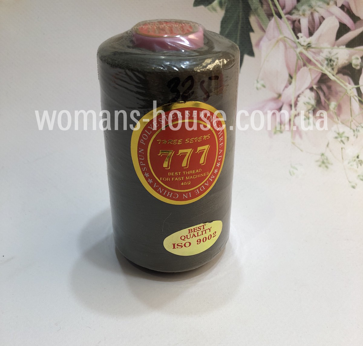 

Нитка швейная 40/2 (5000 ярдов/бабина) 777 №325 Хаки