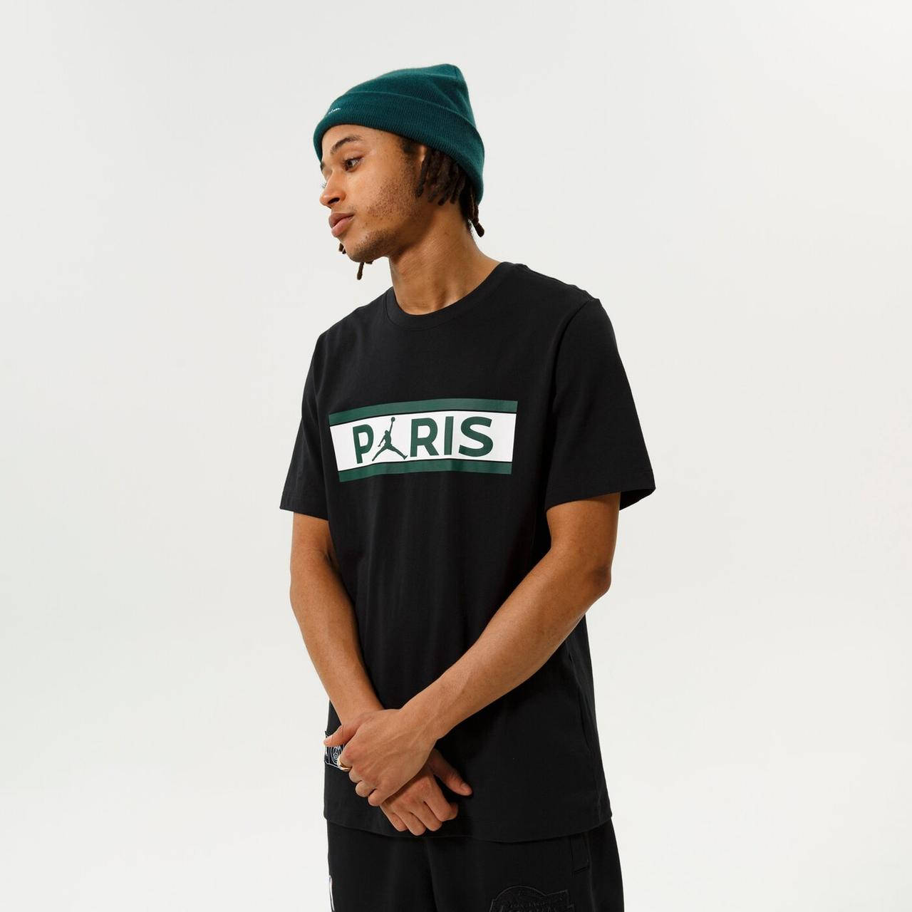 

Футболка муж. Nike Jordan PSG Wordmark Tee (арт. DB6510-010), Черный