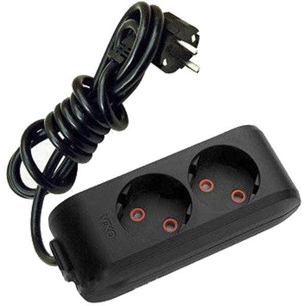 

Удлинитель VIKO черный двойной 2/3м VIKO by Panasonic Multi-Let