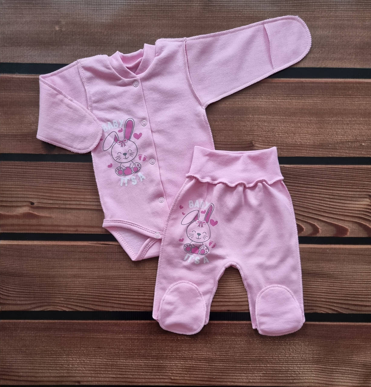 

Комплект для новорожденного 2-х предмет. (футер)