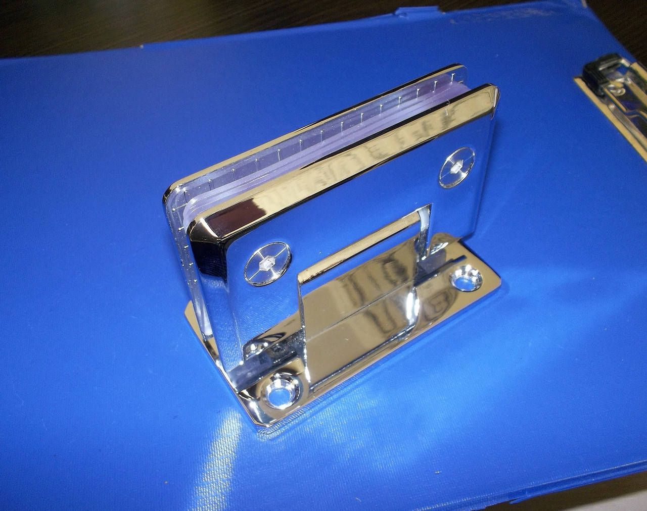 

Петля стена-стекло 90 градусов, Хром