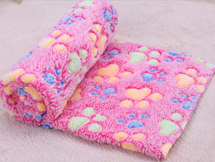 

Плюшевый пледик 55x75см розовый