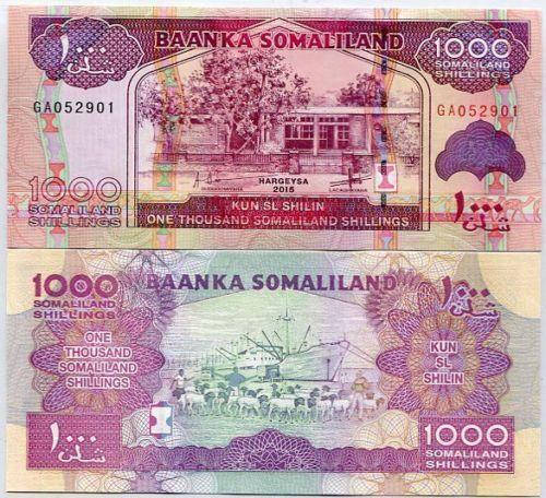 

Сомалиленд /Somaliland 1000 Shillings 2015 P20 UNC
