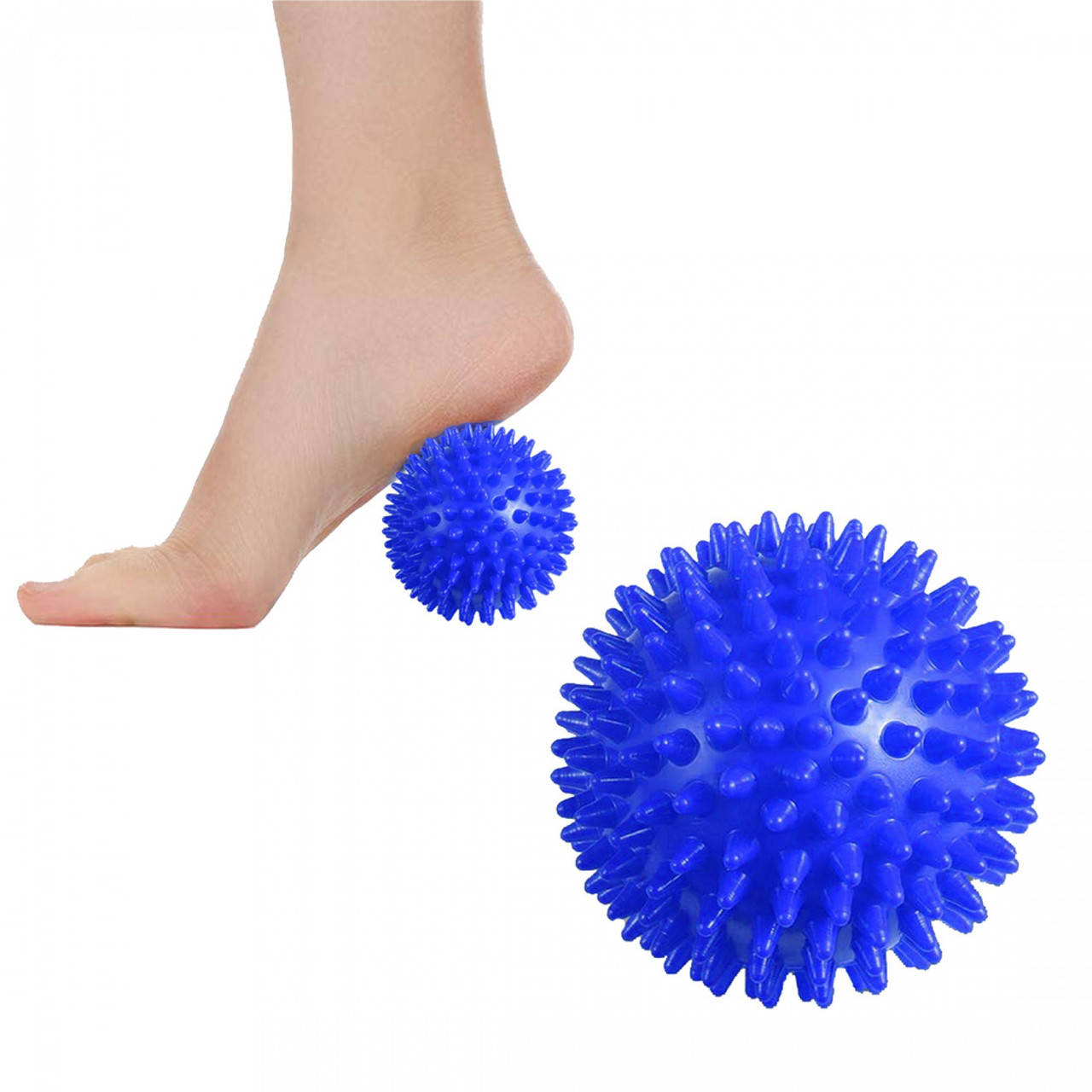 

Массажный мяч с шипами Springos Spike Ball 9 см FA0019. Мяч для массажа с шипами