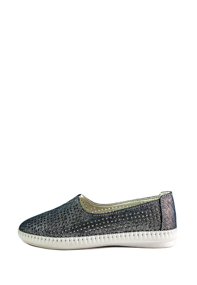 

Мокасины женские Allshoes 2250-1 сине-серебряные (38)