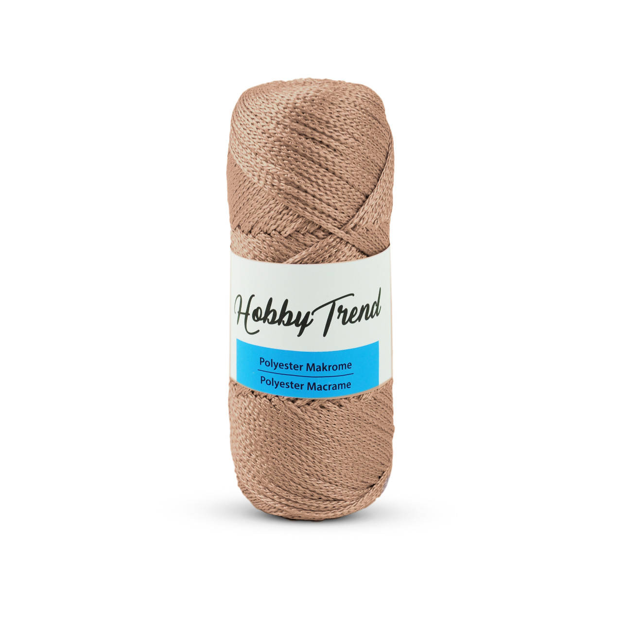 

Полипропиленовый шнур Макраме Hobby Trend. Розовый жемчуг. 100г, 110м, 1-2 мм