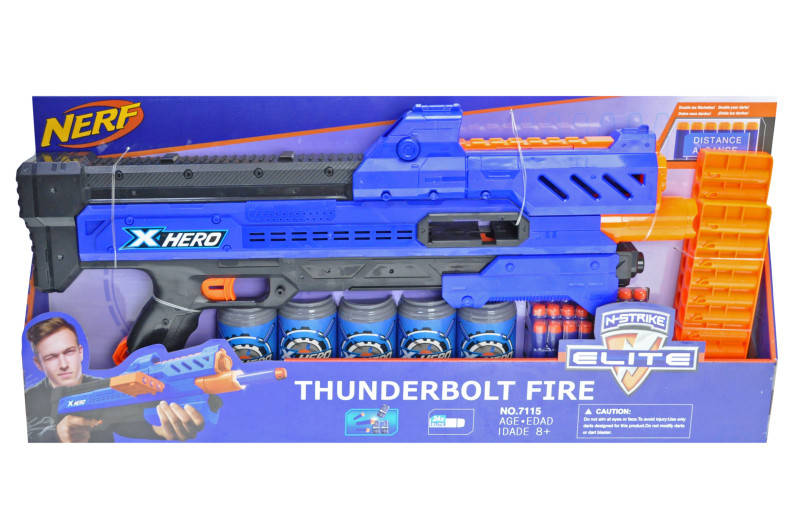 

Бластер автомат Нерф Nerf 7115 на поролоновых патронах с мишенями