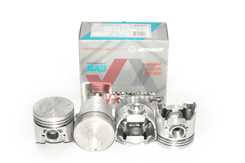 

Поршень двигателя ВАЗ-2101 d=76.0 (гр.А, Б), 2101-1004015 (Автрамат)