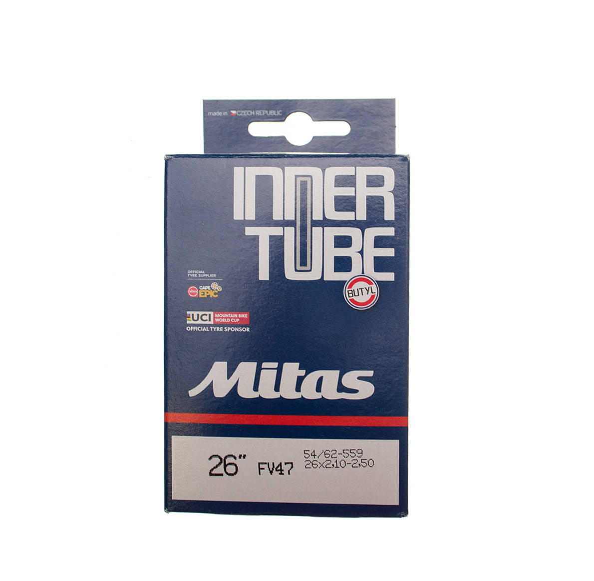 

Камера Mitas Classic D08 BSC 26x2.10-2.50" (54/62x559) FV 47мм