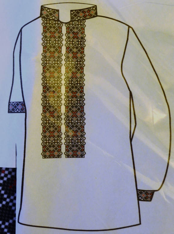 

Заготовка для вышивания мужской вышиванки ЧР - 2