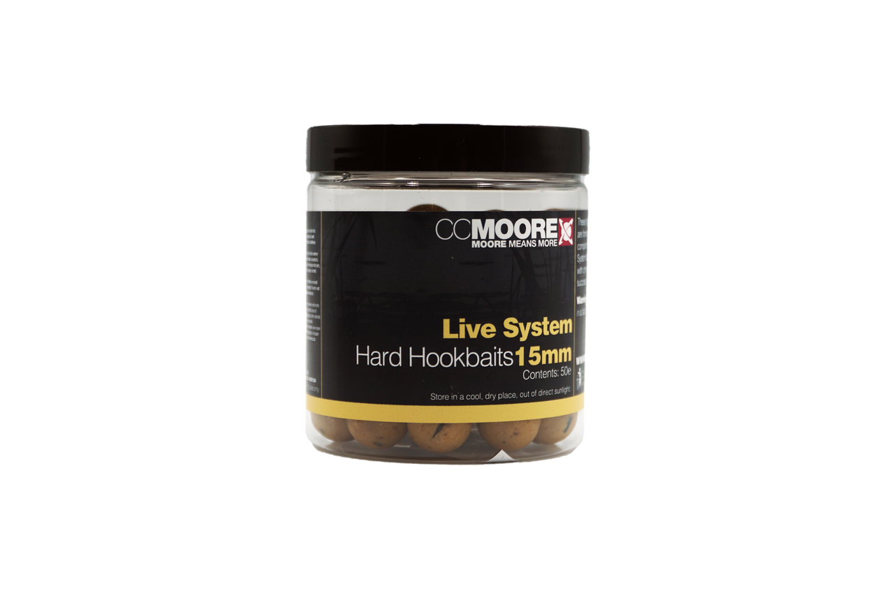 

Бойлы насадочные CC Moore 15mm Live System Hard Hookbaits (50)