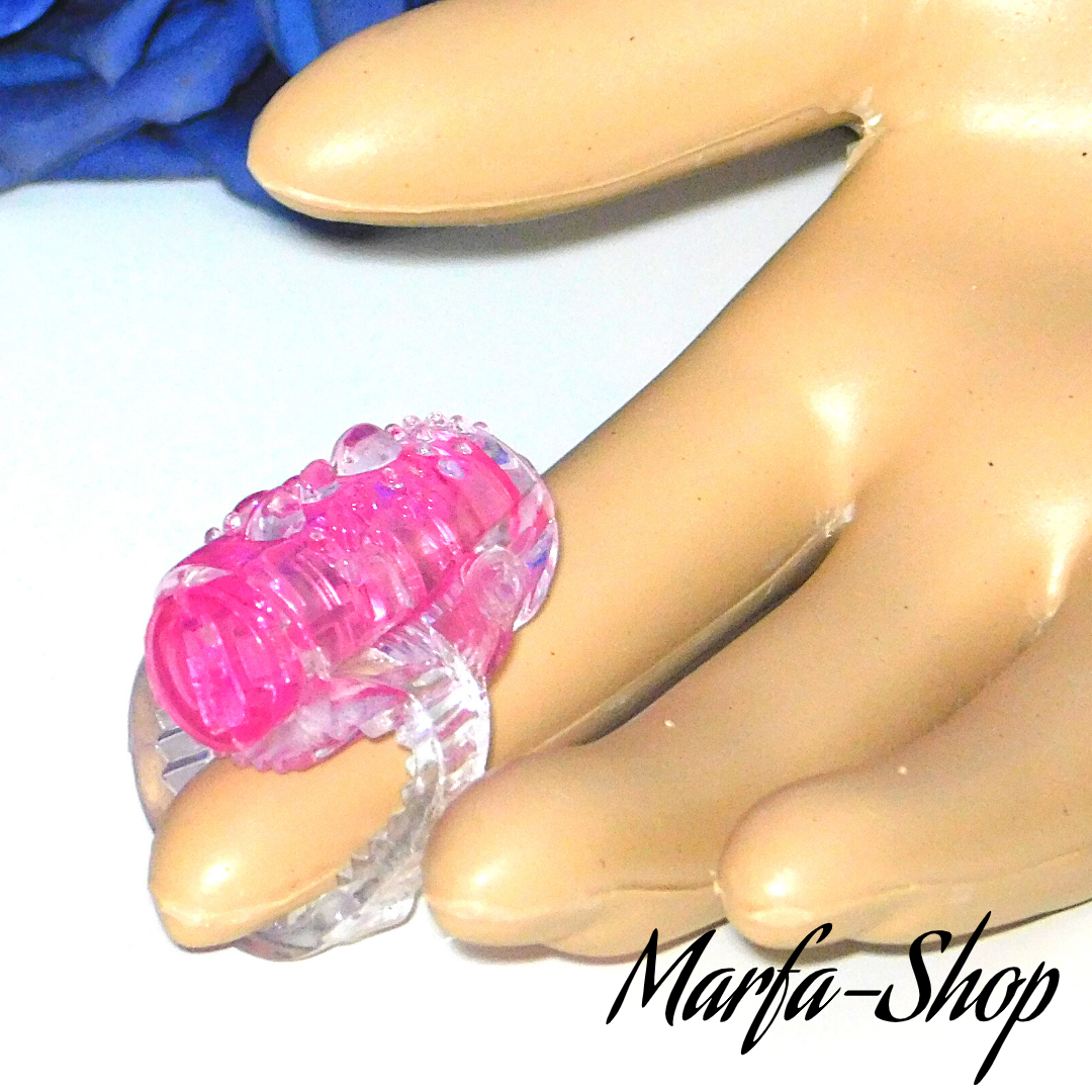 

Насадка на палец силиконовая для мастурбации, насадка на палец для мастурбации с вибратором, розовая, Розовый