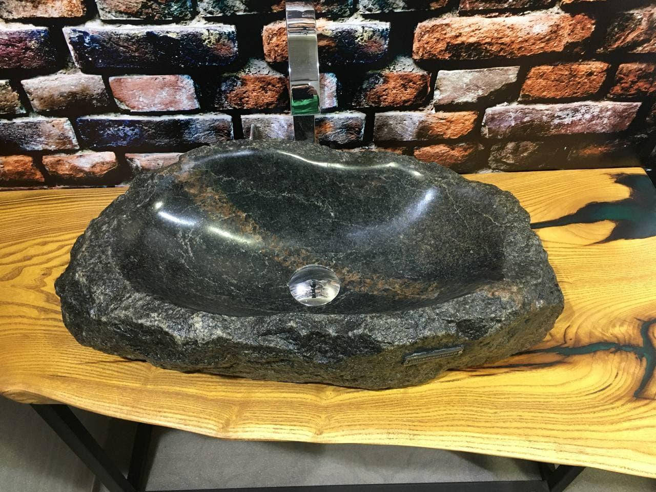 

Раковина из натурального гранита Granite beam, Серый