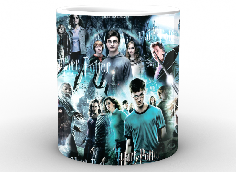 

Кружка GeekLand Harry Potter Гарри Поттер история магии HP.02.020 белая, Синий