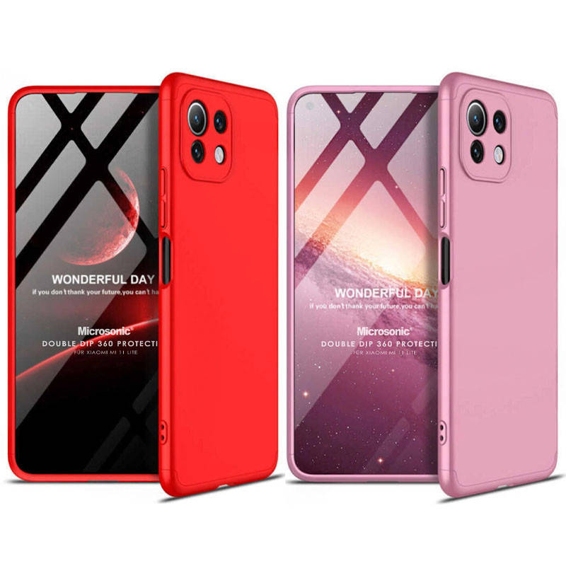 

Чехол на Xiaomi Mi 11 Lite / для Ксяоми, сяоми, ксиоми ми 11 лайт пластик, Красный