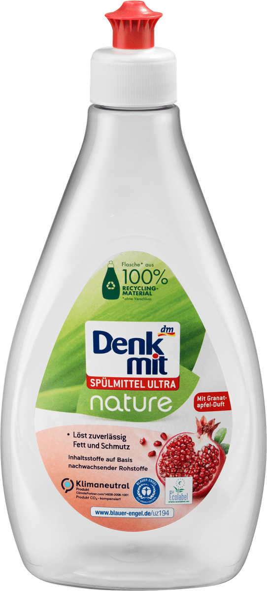 

Жидкость для мытья посуды Denkmit Nature Granatapfel, 500 ml.