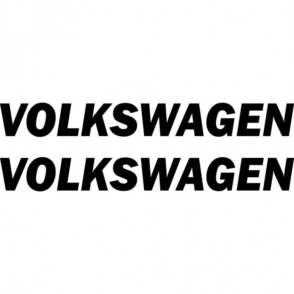 

Набор виниловых наклеек на автомобиль - Volkswagen v3 (2 шт.)