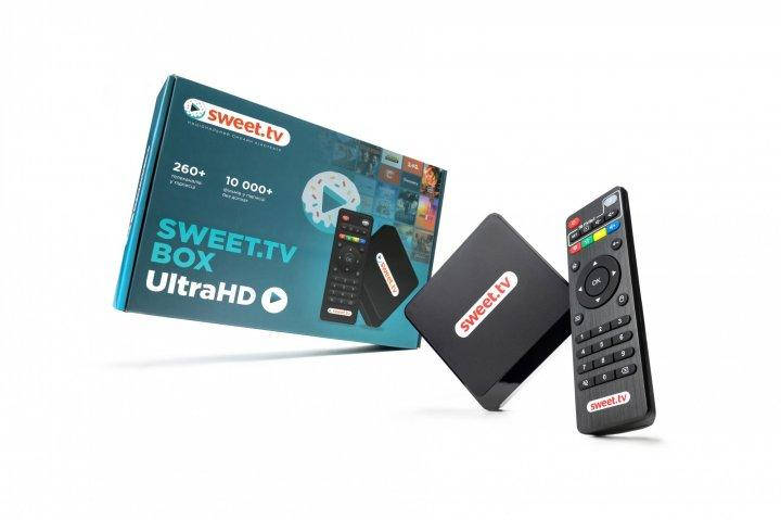 

Смарт ТВ-приставка iNext TV5 SWEET.TV BOX Ultra HD 1/8 Гб +Пакет на 1 месяц