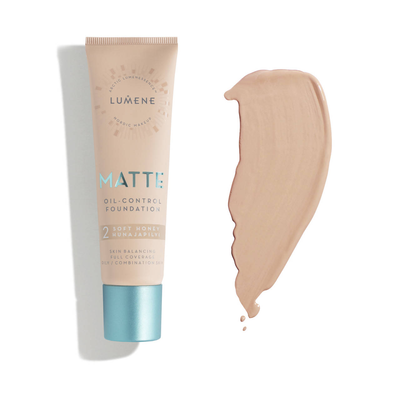 

Матирующая тональная основа LUMENE MATTE Oil-control Foundation - Soft Honey