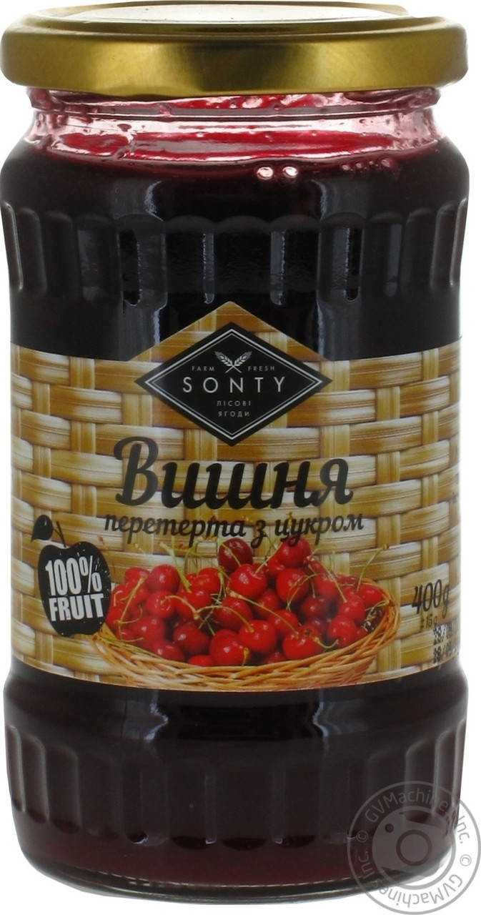 

Вишня перетерта з цукром 400Г