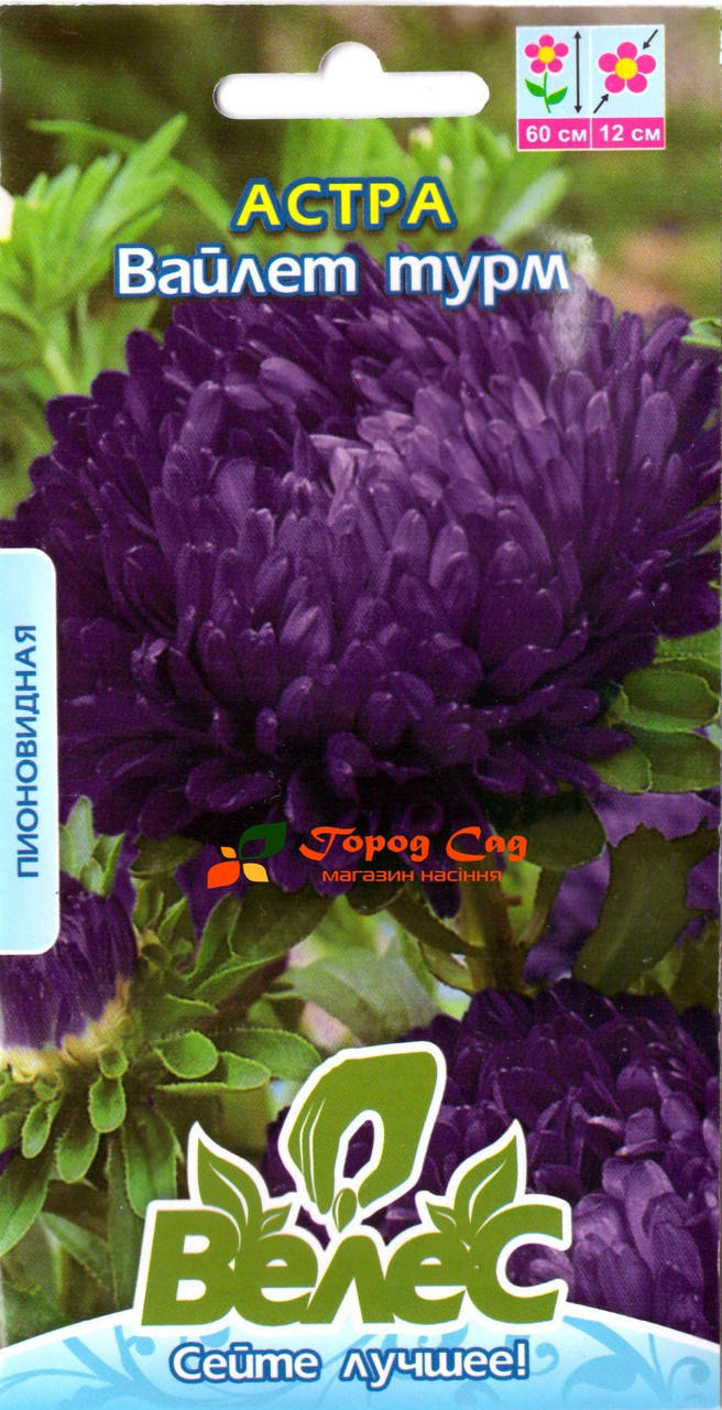 

Семена астры Вайлет турм 0,3г ТМ ВЕЛЕС