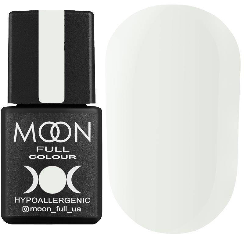 

Гель-лак MOON FULL color Gel polish №201 (белый полупрозрачный, эмаль), 8 мл