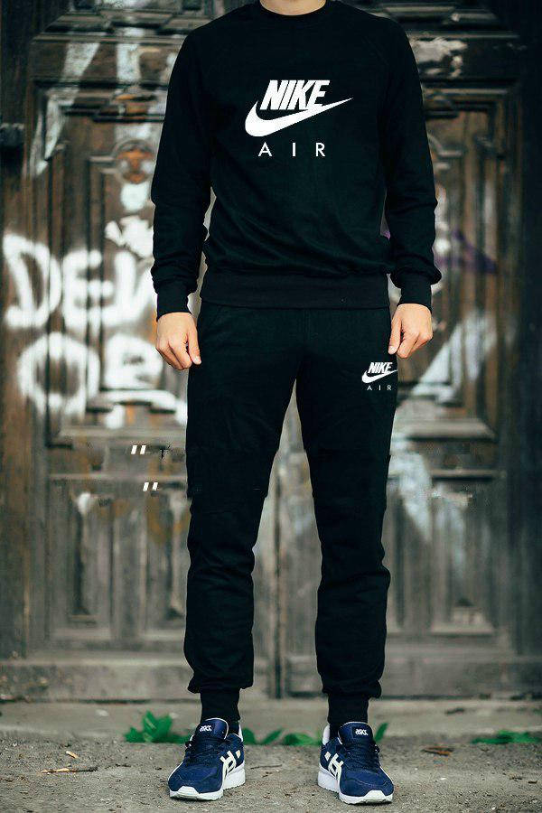 

Мужской Спортивный костюм Nike/найк (Свитшот+штаны), Черный