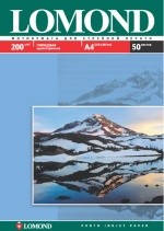 

Фотобумага Lomond 200 г/м, глянцевая А4 50 листов. Код 0102020