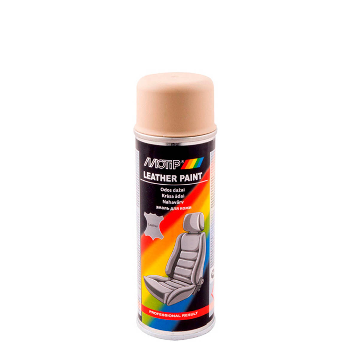 

Эмаль аэрозольная для покраски кожи Motip Leather Paint бежевая 200 мл (04234), Бежевый