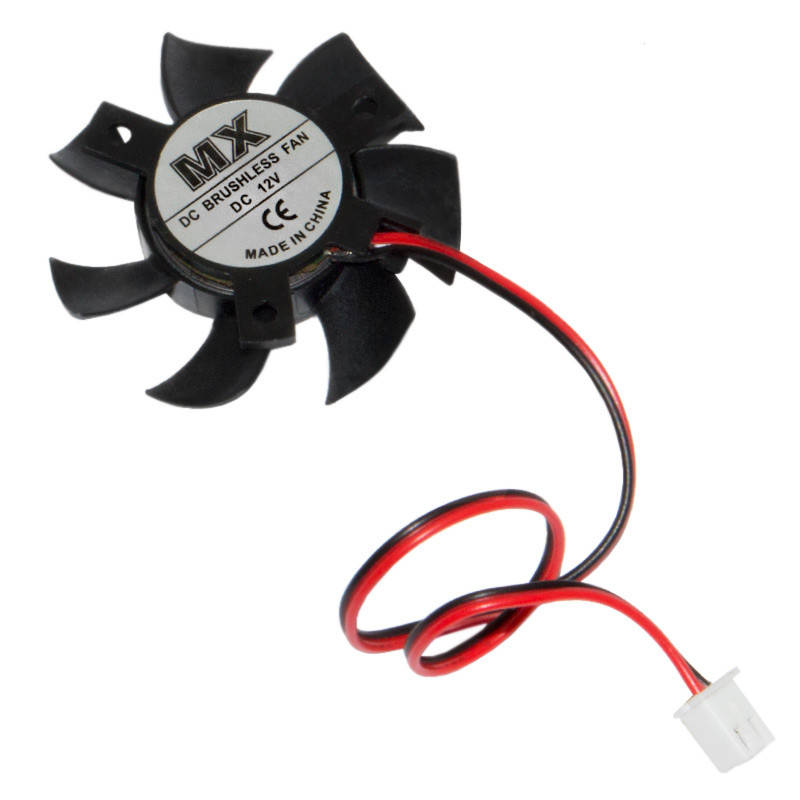 

Вентилятор MX-4512 12V 2 провода для видеокарт 45 x 45 x 12 мм