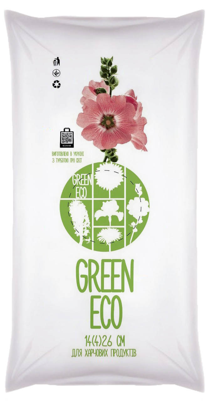 

Пакет фасовочный GreenEco 14(4)26 12 мкм(Прочные)