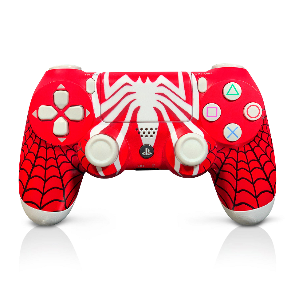 

Джойстик Sony PS 4 DualShock 4 Wireless Controller Spider-man (человек-паук), Красный
