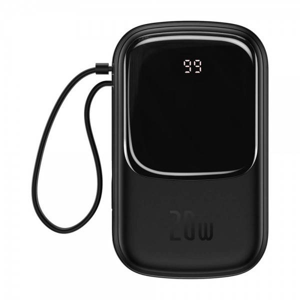 

Повербанк 20000 мАч 20Вт USB Lightning Baseus Qpow PPQD-H01, Черный
