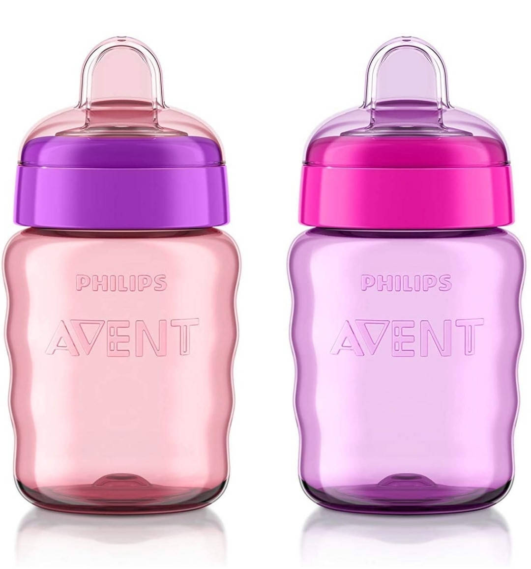 

Поилка бутылочка непроливайка с силиконовым носиком Philips AVENT, 9+ мес, розовый, фиолетовый 260 мл