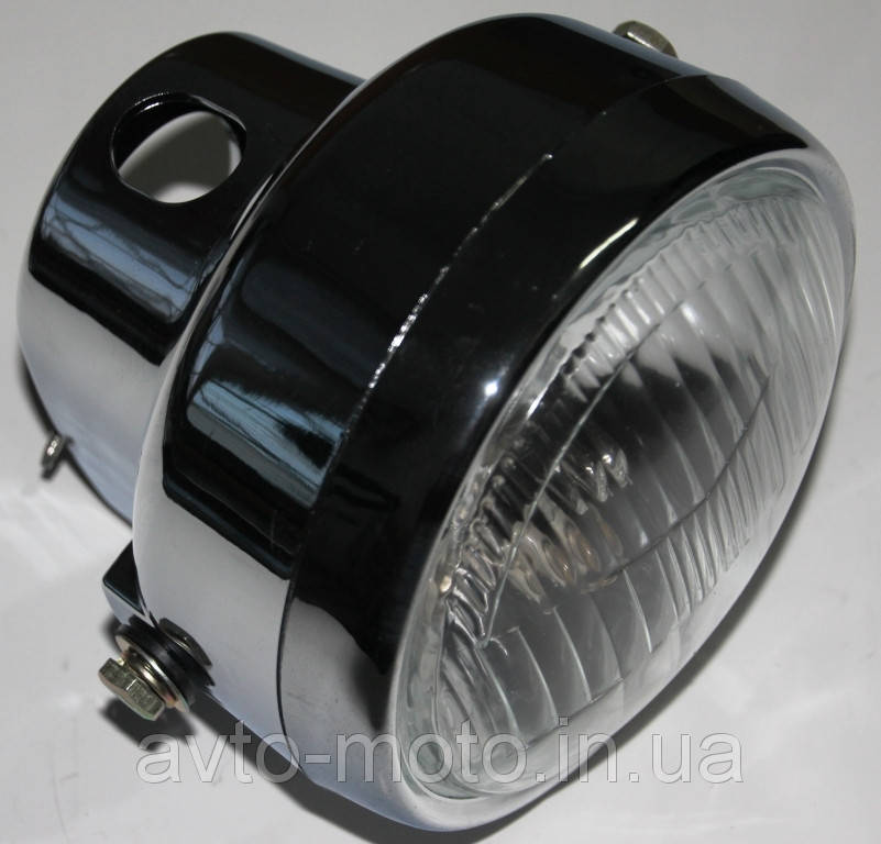 

Фара круглая Дельта Альфа хром пластик