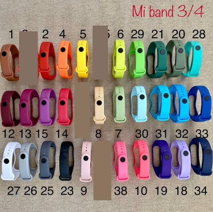 

Силиконовый ремешок для фитнес браслета Xiaomi Mi Band 3/4 23