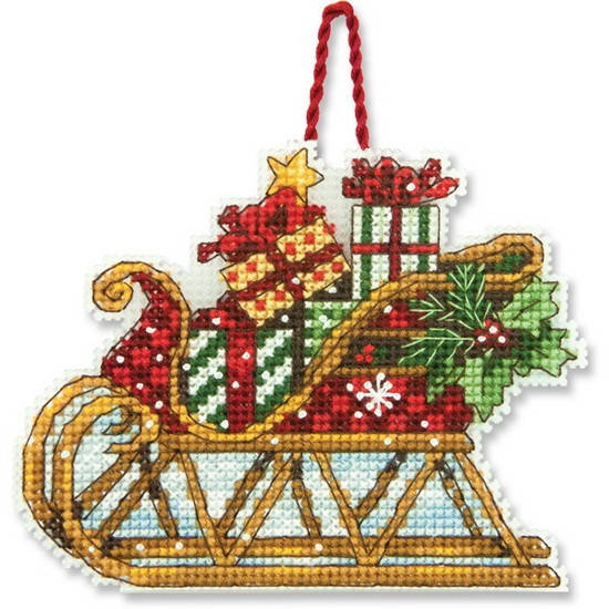 

"Sleigh Ornament" Dimensions. Набор для вышивания (70-08914)