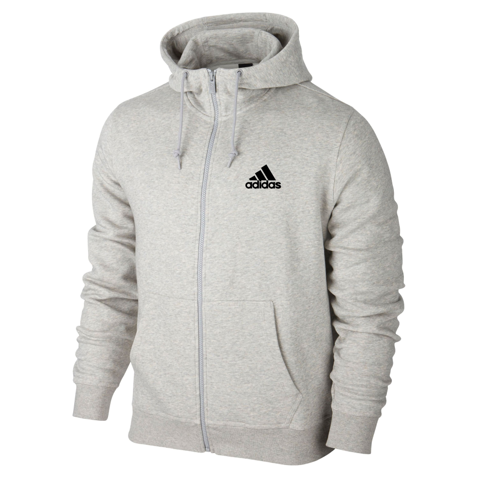 

Спортивная толстовка на молнии Adidas, серая, Серый